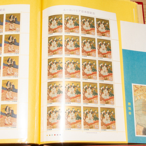 切手 未使用シート 額面42,292円分 奥の細道シリーズ 電気機関車シリーズの画像2