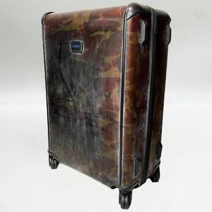  ultra rare collaboration #TUMI Tumi x SOPHNET. Sophnet collaboration 28827NDE Large trip packing case / camouflage pattern 4 wheel carry bag 86L red series 