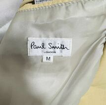 Paul Smith LONDON ポールスミス テーラードジャケット レザージャケット 牛革 本革 ベージュ _画像8