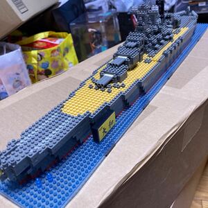 完成品　カワダ　ナノブロック　戦艦大和