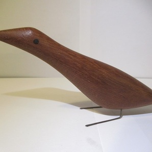 〓jacob hermann bird 木製 鳥 置物 ヴィンテージ 北欧 オブジェ 木製アート デンマーク まとめて ξの画像9