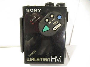 =1 jpy ~ moveable goods SONY Sony SPORTS WALRKMAN FM sport cassette Walkman WM-F5 stereo cassette player 80 period Showa era consumer electronics radio 