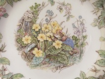 〓ロイヤルドルトン Royal Doulton ブランブリーヘッジ SPRING プレート 箱付き 絵皿 飾り皿 ξ_画像4