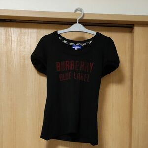 バーバリー　BURBERRYBLUE LABEL　 半袖 Tシャツ ブラック