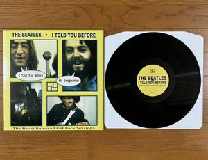 The Beatles - I Told You Before / LPレコード