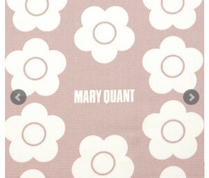 マリークワント　MARY QUANT　花　生地　オックス　ピンク　110×50　大きな花