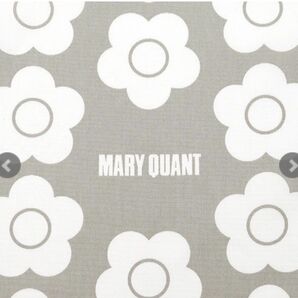 マリークワント　MARY QUANT　花　生地　オックス　グレー　110×50　大きな花