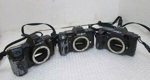 PK16961U★MINOLTA★一眼レフカメラ　ボディ　3点まとめて★7000 他★