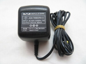 AD34019★WILLCOM★ACアダプター★型番不明 DC6.3V 360mA★保証付！即決！