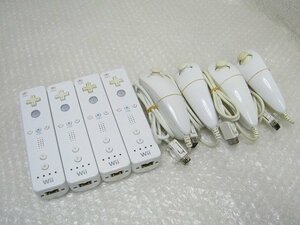 PK17240S★任天堂★Wiiリモコン ヌンチャク★8個まとめて★動作品★