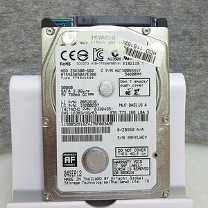 HD4670★HITACHI★2.5インチHDD★500GB★HTS545050A7E380★即決！