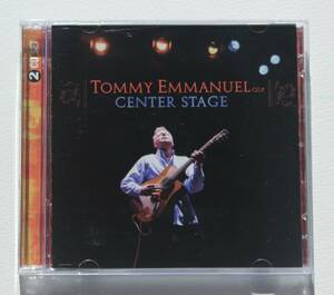 Tommy Emmanuel『Center Stage』2CD アコースティック・ギターの神様 フィンガー・ピッキング Steve Vaiのレーベルからリリース