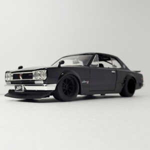 1/24 wild * Speed Nissan Skyline 2000 GT-R Hakosuka black black Fast&Furious nissan JADAjeda1 jpy ~ 050320