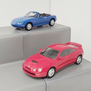 1/43 1990年代　日本　スポーツカーセット　トヨタ　セリカ　マツダ　ロードスター　NA JDM 走り屋　ラリー　toyota mazda 1円〜 051322