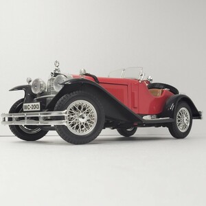 1/18 メルセデス・ベンツ　SSK 1928年 〜1932年　 W06 ルパンの愛車と同型　mercedes benz ブラーゴ クラシック　1円〜 　レッド 051415