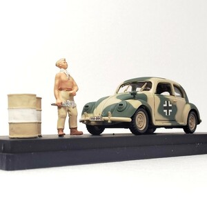  box attaching 1/43 RIO UAN1 limited goods camouflage rare goods nachis* Germany rio Volkswagen Germany Africa army .Africa Korps Beetle Beetle 1 jpy 