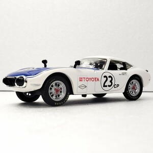 1/43 トヨタ 2000GT 昭和の名車　Scca レースカー仕様車 23番 ミニカー　レトロ　スポーツカー　1円スタート 1円〜 toyota 高級車　052806