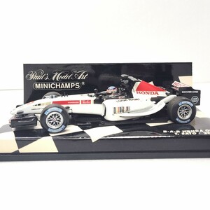 1/43 ミニチャンプス F1　B.A.R ホンダ 007　honda 佐藤琢磨 T sato フォーミュラ Look Right 佐藤 琢磨 レア レース GP 1円〜 052815