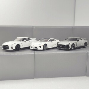 1/64 日本のスーパーカー 日産 GTR R35　レクサス LFA ミニカー　Lexus nissan リアル レア スポーツカー　レースカー 1円〜 1円 053117