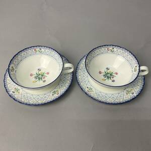 Noritake ノリタケ カップ＆ソーサー 2客 セットORANGERIE オランジェリー オランジュリー 【Y1539】