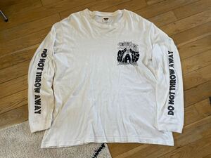 セール 即決1円 GARBAGE WAGON ガベージワゴン クルーネック ロンTシャツ カットソー do not throw away サイズXL