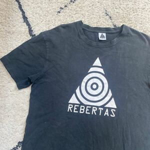 セール 即決1円 ◇ LIBERTAS リベルタス 半袖 Tシャツ サイズL ブラック メンズ 肩幅50 身幅54 着丈70