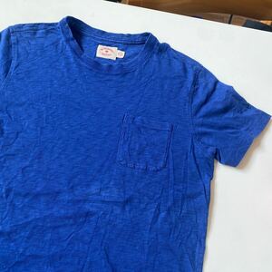 セール 即決1円 定価9980円　ブルックスブラザーズ　胸ポケット Tシャツ　M ブルー