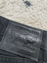 セール 即決1円 Levi's 511 革パッチ ストレッチ ブラック デニムパンツ リーバイス 140周年モデル 　W２９ /BLK/無地/超美品_画像4