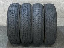 BRIDGESTONE V600 165R14 LT 6PR 20年製 14インチ 夏タイヤ 4本セット (ブリヂストン_画像1