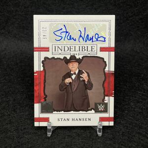 2023 Panini IMPECCABLE WWE Stan Hansen スタンハンセン 直筆サインカード 高級版 49枚限定 auto Legend プロレス ボクシング 格闘技