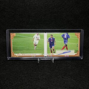 2023 Leaf Art of Sports Soccer Zidane ジダン ブックレット 直筆サインカード ブロンズ 15枚限定 ワールドカップ topps panini auto