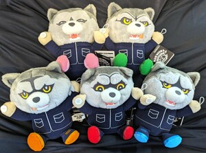 MAN WITH A MISSION MWAM プライズ限定品 はぐはぐマンウィズ マスコットぬいぐるみ * 全5種セット * 新品未使用 タグ付き