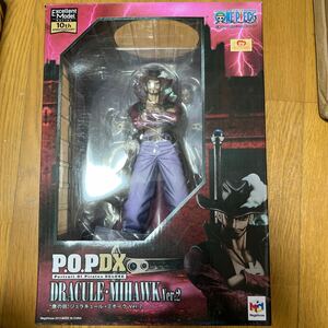 開封 ワンピース フィギュア 鷹の目 ジュラキュール ・ミホーク Ver.2 メガハウス POP P.O.P DX Portrait Of Pirates one piece ZERO 