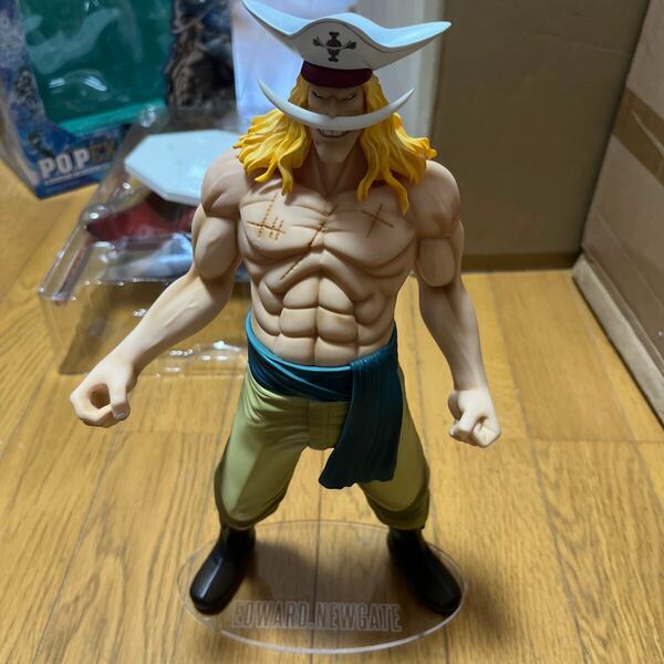 アクリル台座　白ひげ　ワンピース フィギュア付きません メガハウス POP P.O.P DX Portrait Of Pirates one piece ZERO 一番くじ　