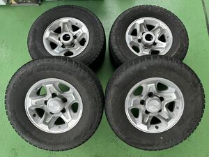 ランクル70 復刻　純正　4本セット　265/70R16 BRIDGESTONE 5穴