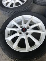 長野発！使用少良品！165/60R15 PCD100 軽自動車全般ワゴンRハスラーミララパンウェイクN-BOXダイハツスズキ　トーヨータイヤ_画像2