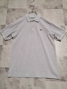 Обычная обычная лакост лакост лакост с коротким рубашкой поло Lacoste 3 Grey L1264A Osagari