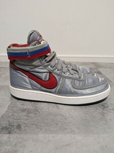 美品NIKE ナイキ バンダル HIGH SUPREME QS AH8652-001 ハイカットスニーカー サイズ27cm グレー　シルバー　ウルトラマンカラー　OSAGARI