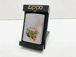 【39613】ZIPPO　ジッポー　オイルライター　Hong Kong　ドラゴン　ブラック　ケース付き　竜　龍　Hongkong 