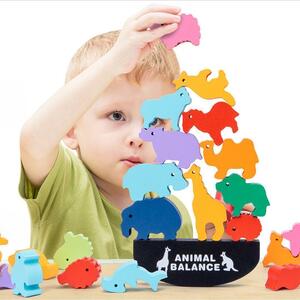  intellectual training toy balance game animal animal child education monte so-li( animal )