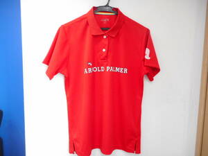 ◇Arnold Palmer GOLF　アーノルドパーマー ゴルフ　 ポロシャツ 赤 レディース O AP220301I02 ゴルフウェア 　USED品　箱無し
