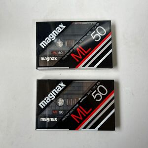 未使用品　magnax ML 50 カセットテープ　ノーマル　2本