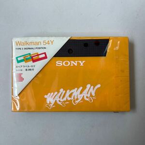 未使用品　SONY ソニー カセットテープ　WALKMAN 54Y