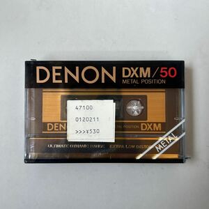 未使用品　DENON デノン　DXM カセットテープ　 メタル 