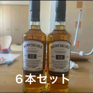 スコッチウイスキーボウモア　BOWMORE 350ml 6本