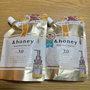 【2つセット】&honey アンドハニー　ディープモイスト　ヘアオイル3.0 詰め替え　詰替　つめかえ