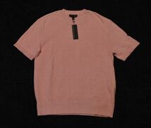 ★新品★★BANANA REPUBLIC★定価7,990円 素敵なピンク色の半袖セーター半袖ニット　L_画像1