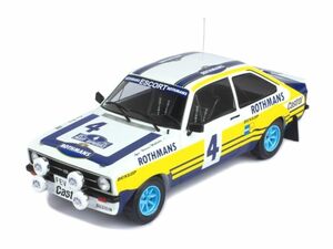 イクソ 1/18 フォード エスコート MK2 RS 1800 1979 アクロポリスラリー #4 H.ミッコラ 完成品