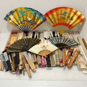 D(0520g1) large amount!! fan ... set sale kimono small articles Japan dancing decoration . capital fan . set sale 