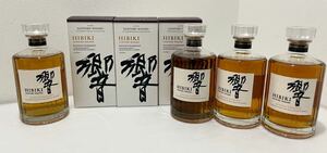 D(0529y9) ☆未開栓☆ SUNTORY サントリー 響 HIBIKI ジャパニーズハーモニー JAPANESE HARMONY ウイスキー WHISKY 43% 700mI 4本 セット